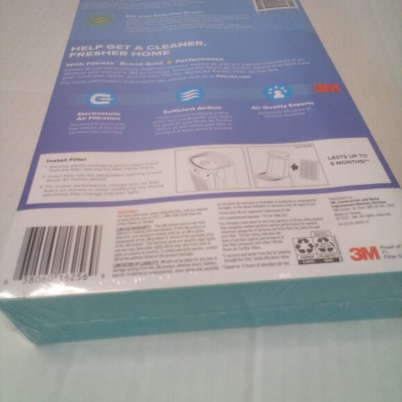 3M Filtrete Room Air Purifier Filter Allergen Reduction Odor Reduction F1 - Picture 7 of 9